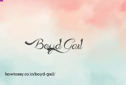 Boyd Gail