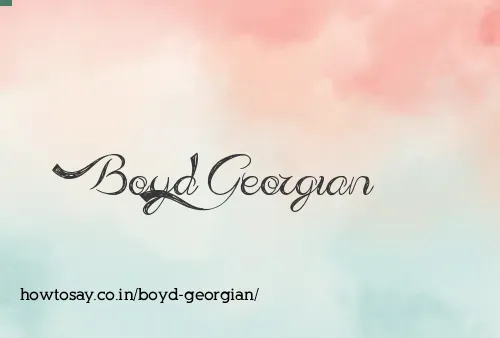 Boyd Georgian