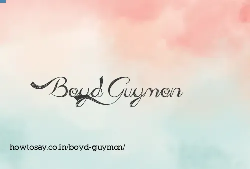 Boyd Guymon