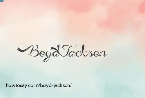 Boyd Jackson