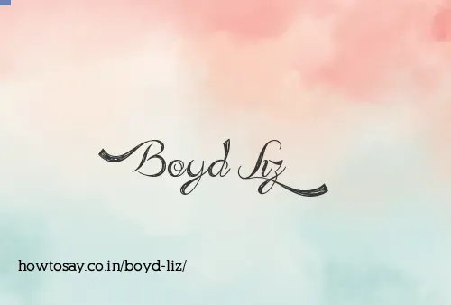 Boyd Liz