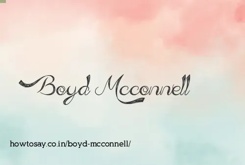 Boyd Mcconnell
