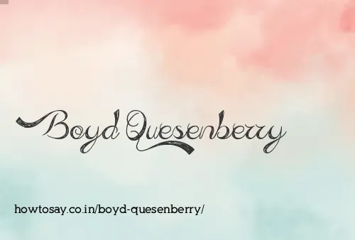 Boyd Quesenberry