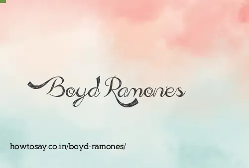 Boyd Ramones