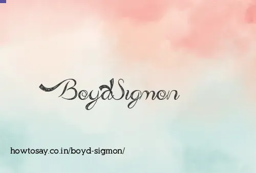 Boyd Sigmon