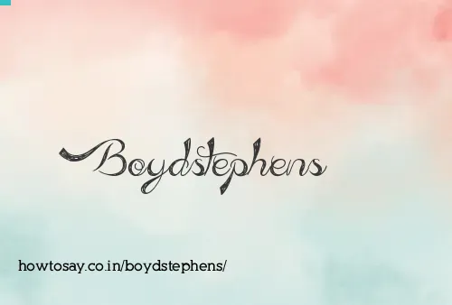 Boydstephens