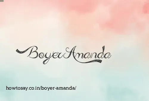 Boyer Amanda