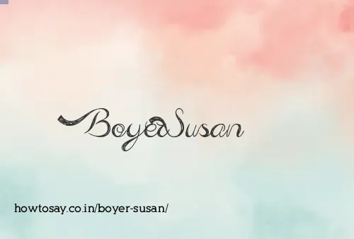 Boyer Susan