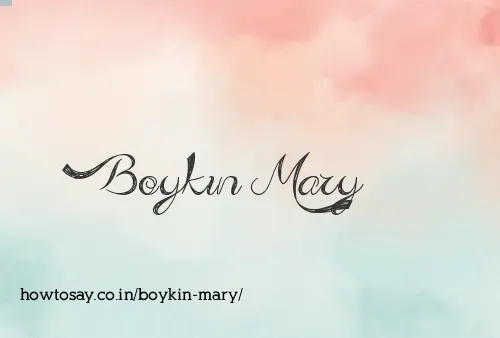 Boykin Mary