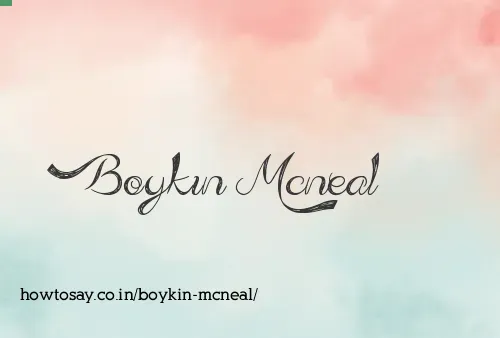Boykin Mcneal