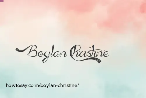 Boylan Christine