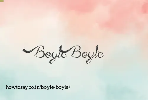 Boyle Boyle