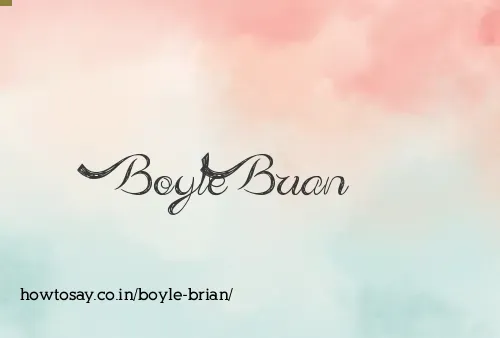 Boyle Brian