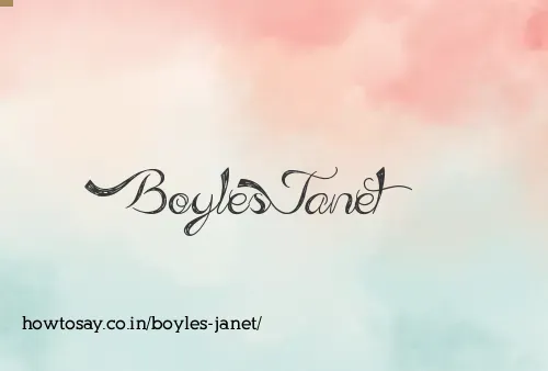 Boyles Janet
