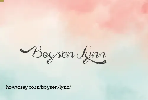 Boysen Lynn