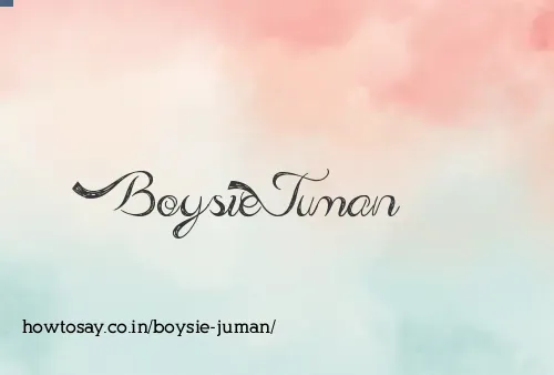 Boysie Juman
