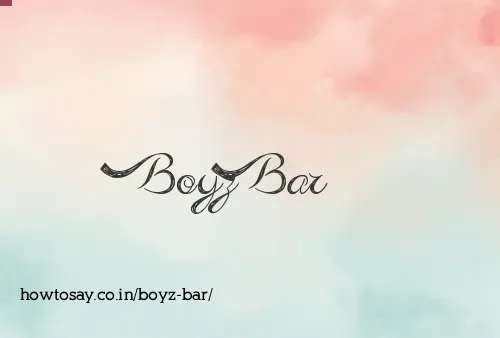 Boyz Bar