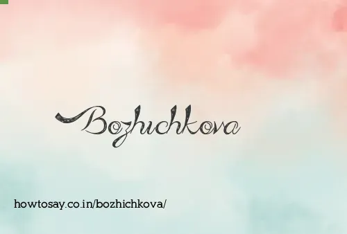 Bozhichkova