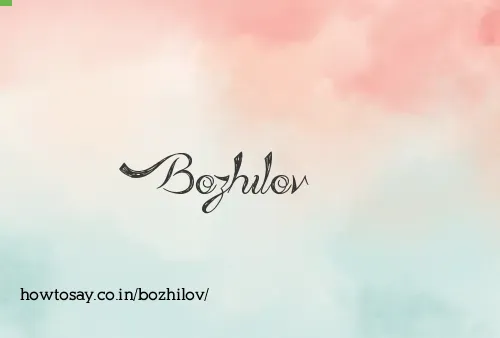 Bozhilov