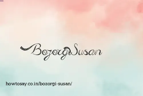 Bozorgi Susan