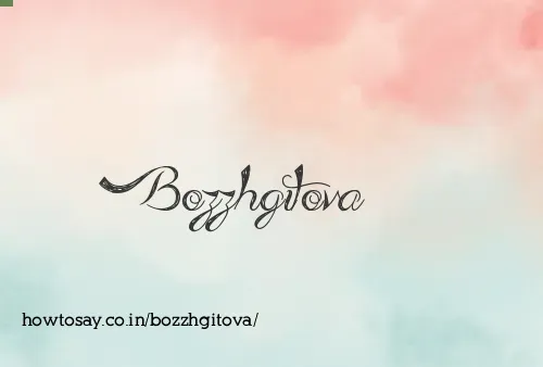 Bozzhgitova