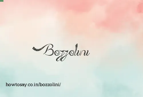 Bozzolini