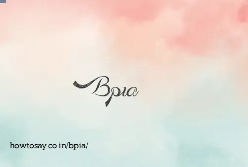 Bpia