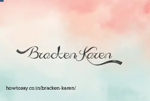 Bracken Karen