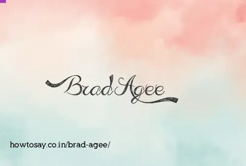Brad Agee