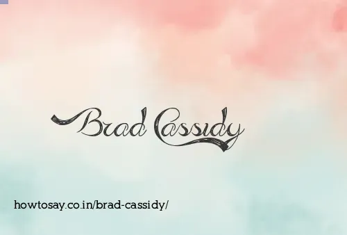 Brad Cassidy