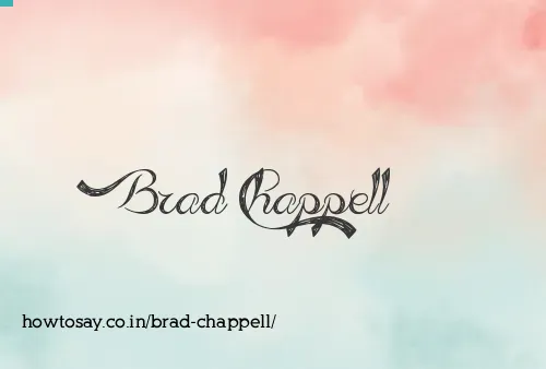 Brad Chappell
