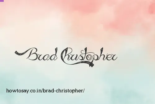 Brad Christopher