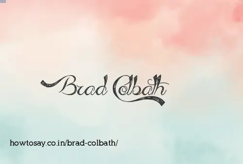 Brad Colbath