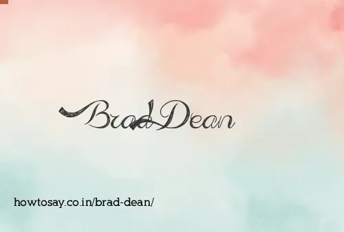Brad Dean