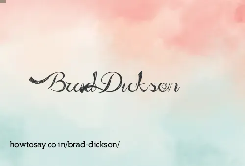 Brad Dickson