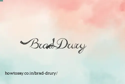 Brad Drury