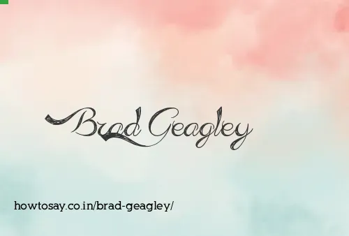Brad Geagley
