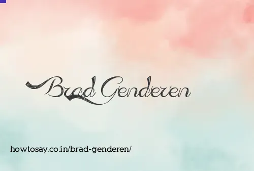Brad Genderen