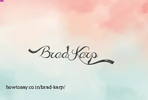 Brad Karp