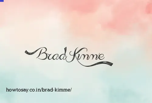 Brad Kimme