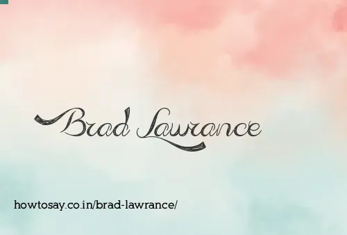 Brad Lawrance