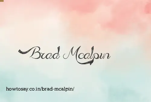 Brad Mcalpin