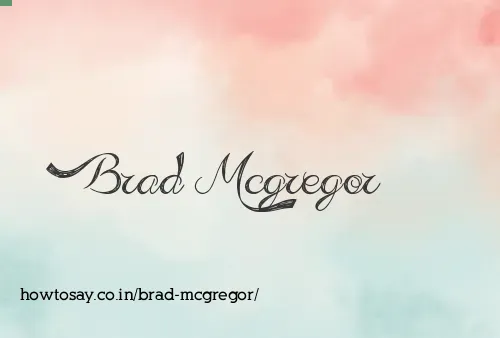 Brad Mcgregor