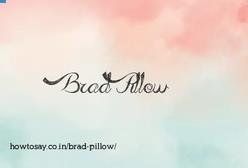 Brad Pillow