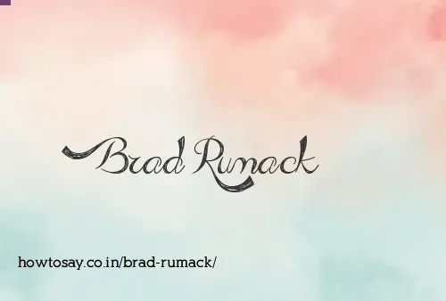 Brad Rumack