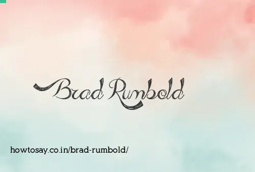 Brad Rumbold