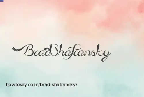 Brad Shafransky
