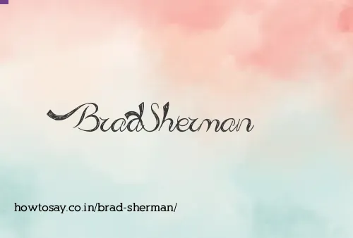 Brad Sherman