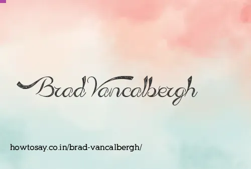 Brad Vancalbergh