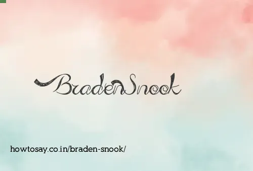 Braden Snook